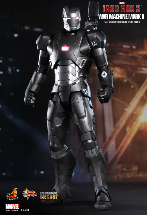 Iron Man 3: War Machine Mark II - DieCast, 1/6 Figur von Hot Toys