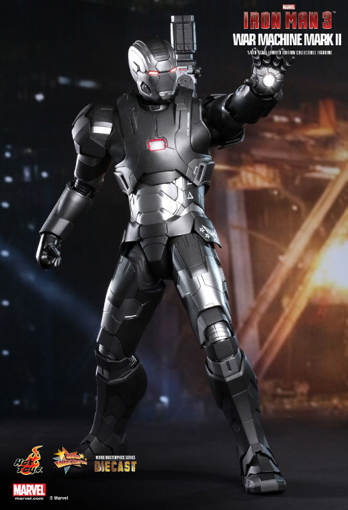 Iron Man 3: War Machine Mark II - DieCast, 1/6 Figur von Hot Toys