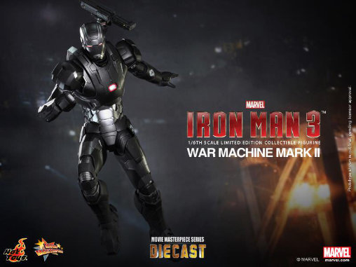Iron Man 3: War Machine Mark II - DieCast, 1/6 Figur von Hot Toys