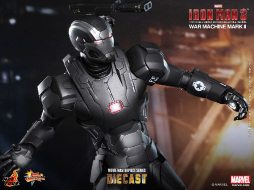 Iron Man 3: War Machine Mark II - DieCast, 1/6 Figur von Hot Toys