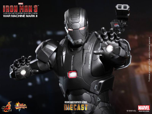 Iron Man 3: War Machine Mark II - DieCast, 1/6 Figur von Hot Toys
