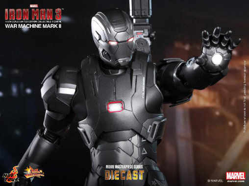 Iron Man 3: War Machine Mark II - DieCast, 1/6 Figur von Hot Toys