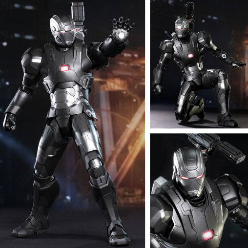 Iron Man 3: War Machine Mark II - DieCast, 1/6 Figur