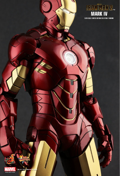 Iron Man 2: Iron Man Mark IV, 1/6 Figur von Hot Toys