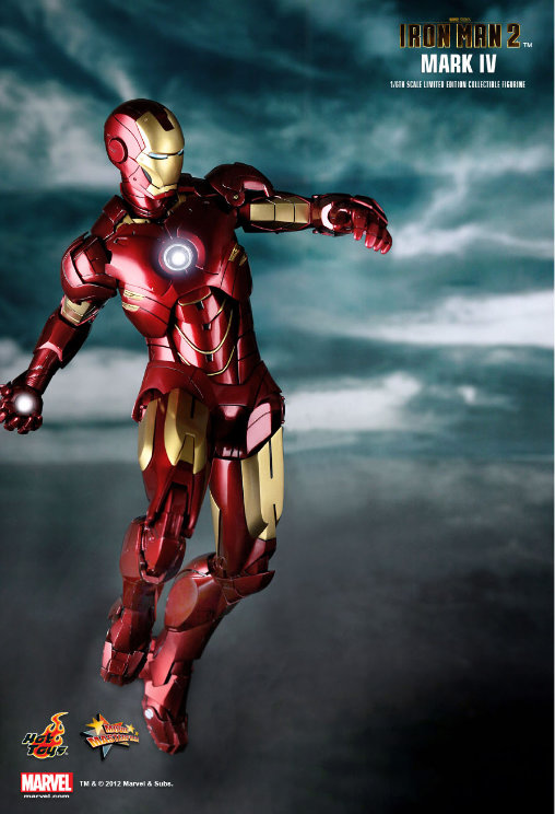 Iron Man 2: Iron Man Mark IV, 1/6 Figur von Hot Toys