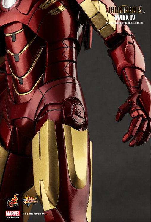 Iron Man 2: Iron Man Mark IV, 1/6 Figur von Hot Toys