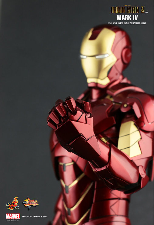 Iron Man 2: Iron Man Mark IV, 1/6 Figur von Hot Toys