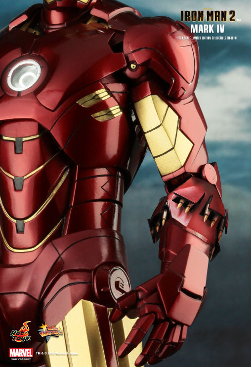 Iron Man 2: Iron Man Mark IV, 1/6 Figur von Hot Toys