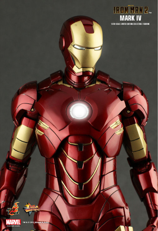 Iron Man 2: Iron Man Mark IV, 1/6 Figur von Hot Toys
