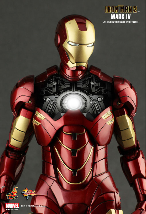 Iron Man 2: Iron Man Mark IV, 1/6 Figur von Hot Toys