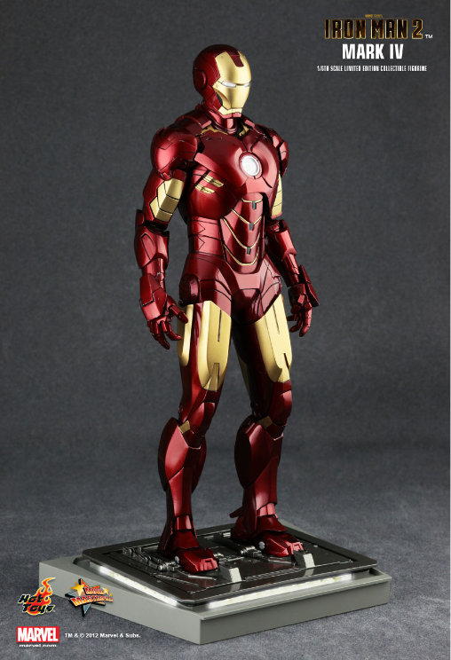 Iron Man 2: Iron Man Mark IV, 1/6 Figur von Hot Toys