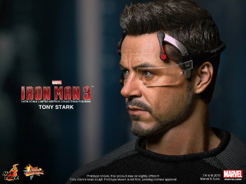 Iron Man 3: Tony Stark - Armor Testing Version, 1/6 Figur von Hot Toys