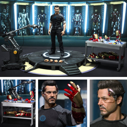 Iron Man 3: Tony Stark - Armor Testing Version, 1/6 Figur