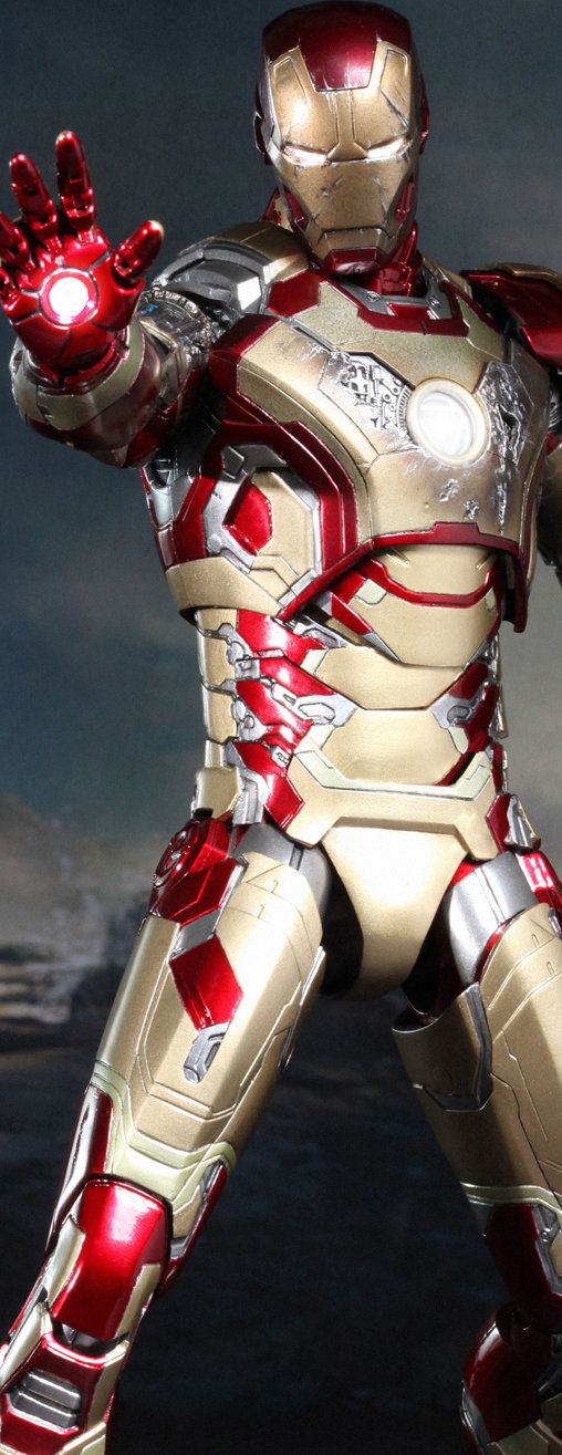 Iron Man 3: Iron Man Mark XLII - DieCast, 1/6 Figur von Hot Toys