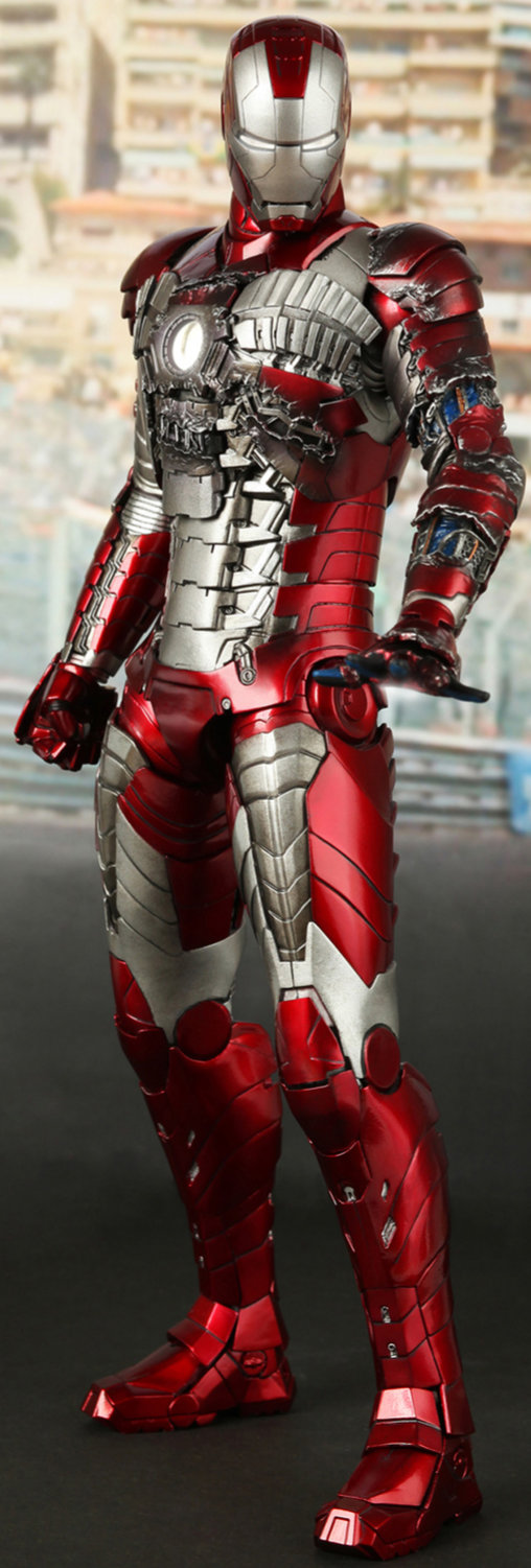 Iron Man 2: Iron Man Mark V, 1/6 Figur von Hot Toys