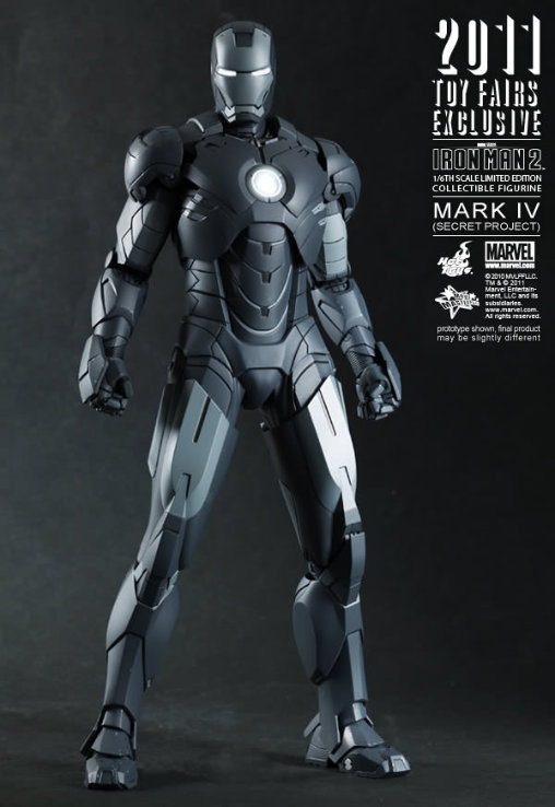 Iron Man 2: Iron Man Mark IV - Secret Project, 1/6 Figur von Hot Toys