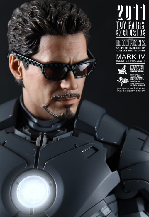 Iron Man 2: Iron Man Mark IV - Secret Project, 1/6 Figur von Hot Toys