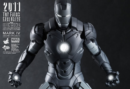 Iron Man 2: Iron Man Mark IV - Secret Project, 1/6 Figur von Hot Toys
