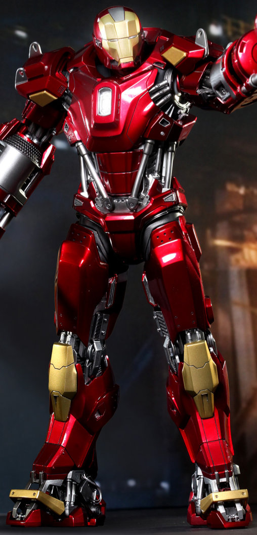 Iron Man 3: Iron Man Mark XXXV - Red Snapper, 1/6 Figur von Hot Toys
