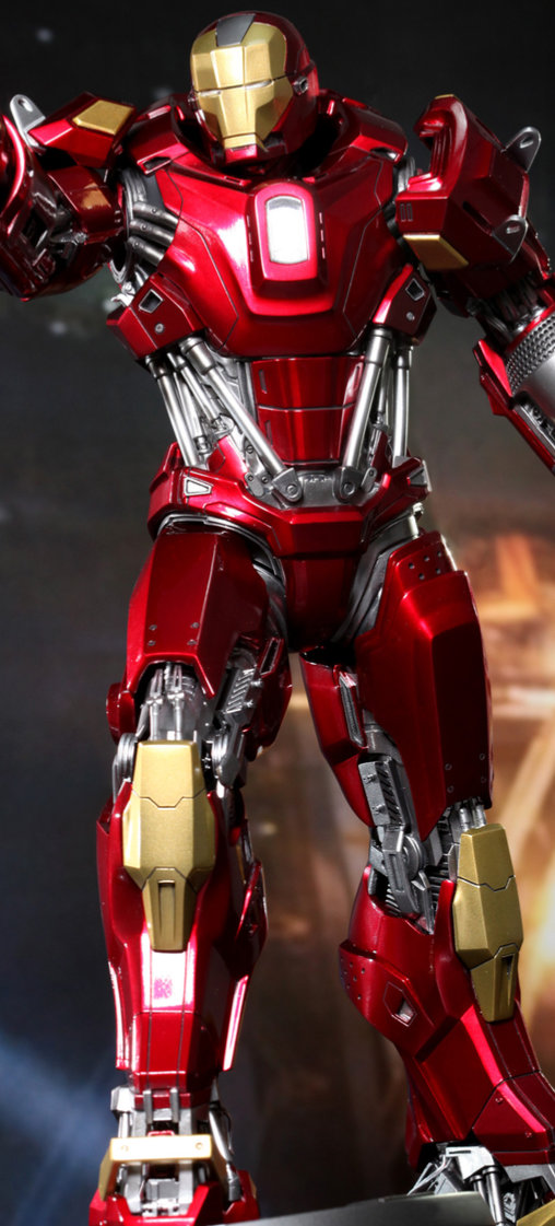 Iron Man 3: Iron Man Mark XXXV - Red Snapper, 1/6 Figur von Hot Toys