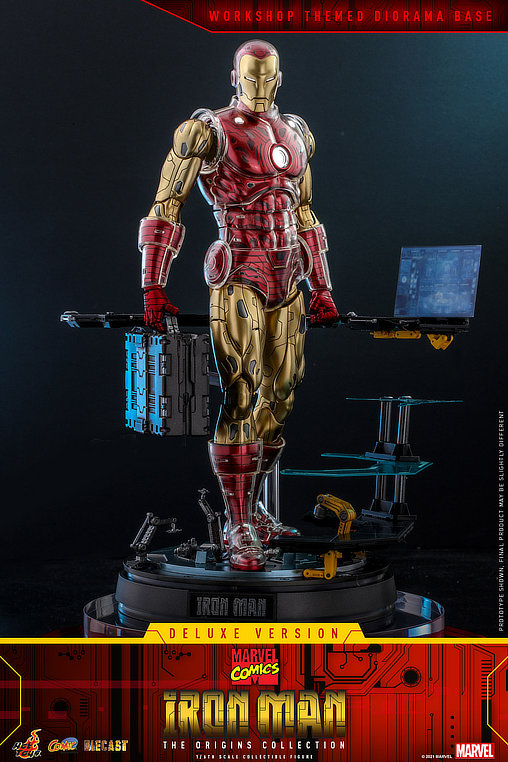 Iron Man - The Origins Collection: Iron Man - Deluxe - DieCast, 1/6 Figur von Hot Toys