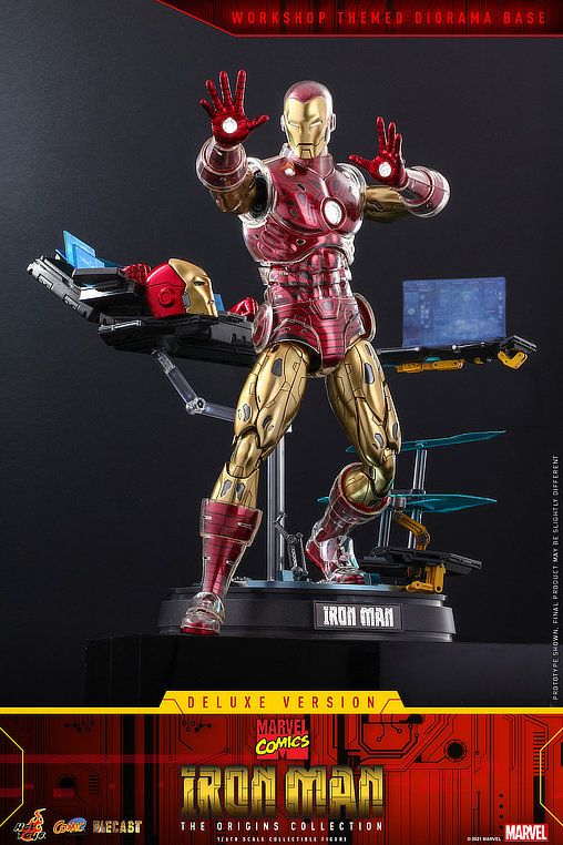 Iron Man - The Origins Collection: Iron Man - Deluxe - DieCast, 1/6 Figur von Hot Toys