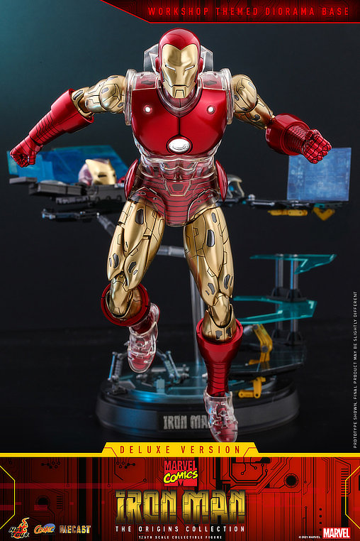 Iron Man - The Origins Collection: Iron Man - Deluxe - DieCast, 1/6 Figur von Hot Toys