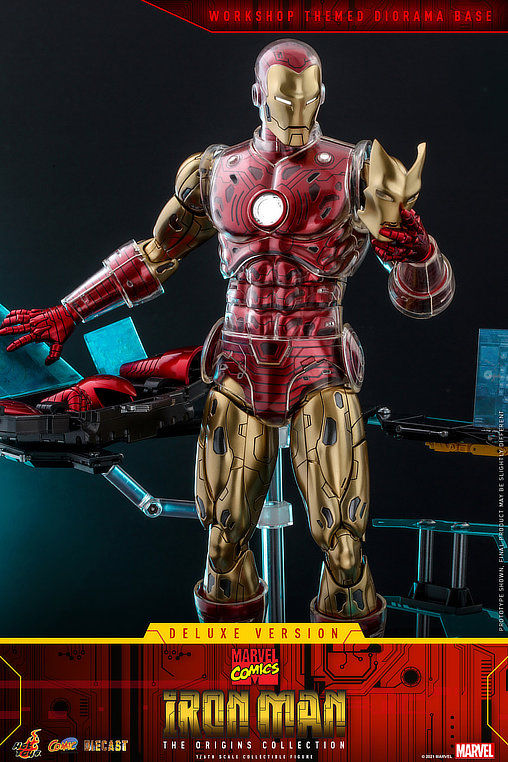 Iron Man - The Origins Collection: Iron Man - Deluxe - DieCast, 1/6 Figur von Hot Toys