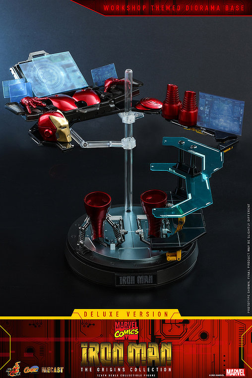 Iron Man - The Origins Collection: Iron Man - Deluxe - DieCast, 1/6 Figur von Hot Toys