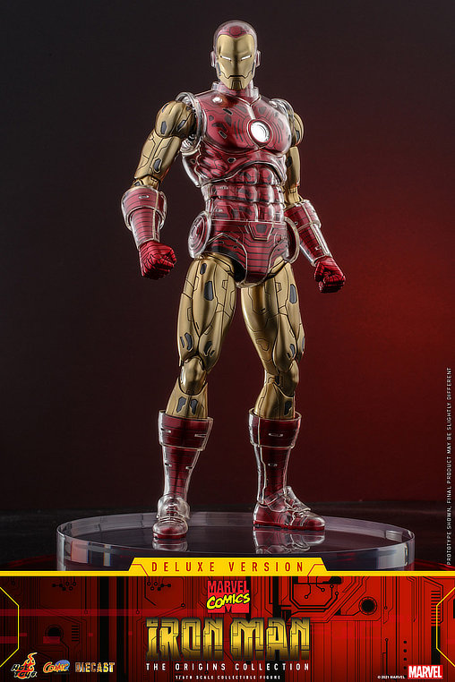 Iron Man - The Origins Collection: Iron Man - Deluxe - DieCast, 1/6 Figur von Hot Toys