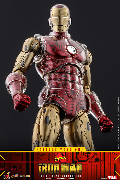 Iron Man - The Origins Collection: Iron Man - Deluxe - DieCast, 1/6 Figur von Hot Toys