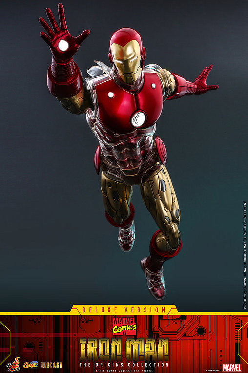 Iron Man - The Origins Collection: Iron Man - Deluxe - DieCast, 1/6 Figur von Hot Toys