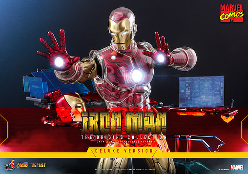Iron Man - The Origins Collection: Iron Man - Deluxe - DieCast, 1/6 Figur von Hot Toys