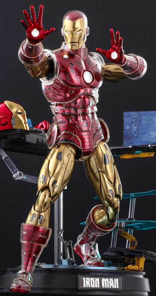 Iron Man - The Origins Collection: Iron Man - Deluxe - DieCast, 1/6 Figur von Hot Toys