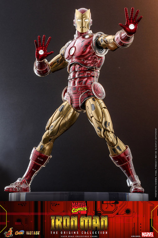 Iron Man - The Origins Collection: Iron Man - DieCast, 1/6 Figur von Hot Toys