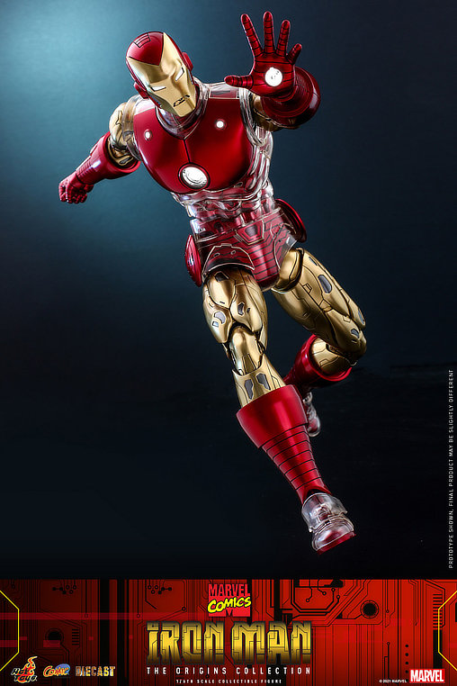 Iron Man - The Origins Collection: Iron Man - DieCast, 1/6 Figur von Hot Toys