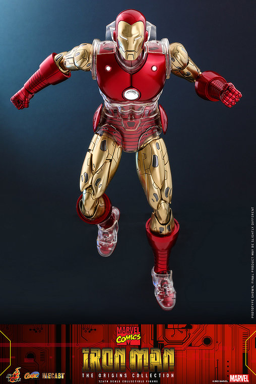 Iron Man - The Origins Collection: Iron Man - DieCast, 1/6 Figur von Hot Toys