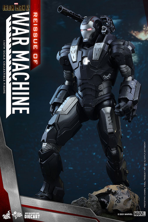 Iron Man 2: War Machine - DieCast, 1/6 Figur von Hot Toys