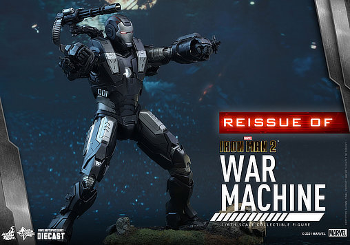 Iron Man 2: War Machine - DieCast, 1/6 Figur von Hot Toys