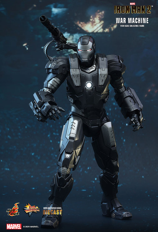 Iron Man 2: War Machine - DieCast, 1/6 Figur von Hot Toys