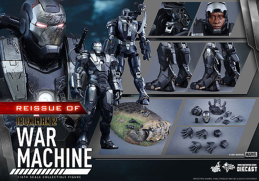 Iron Man 2: War Machine - DieCast, 1/6 Figur ... https://spaceart.de/produkte/irm023-iron-man-2-war-machine-diecast-figur-hot-toys-mms331d13-908445-4895228608222-don-cheadle-spaceart.php