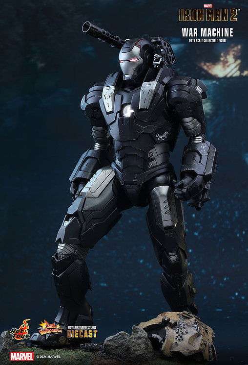 Iron Man 2: War Machine - DieCast, 1/6 Figur von Hot Toys