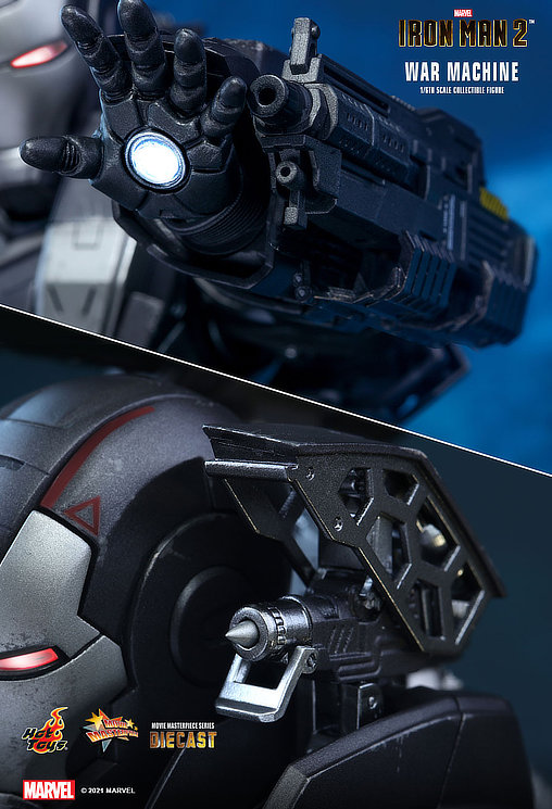 Iron Man 2: War Machine - DieCast, 1/6 Figur von Hot Toys