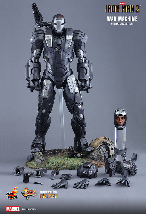 Iron Man 2: War Machine - DieCast, 1/6 Figur von Hot Toys