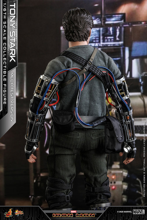 Iron Man 1: Tony Stark - Mech Test Version, 1/6 Figur von Hot Toys