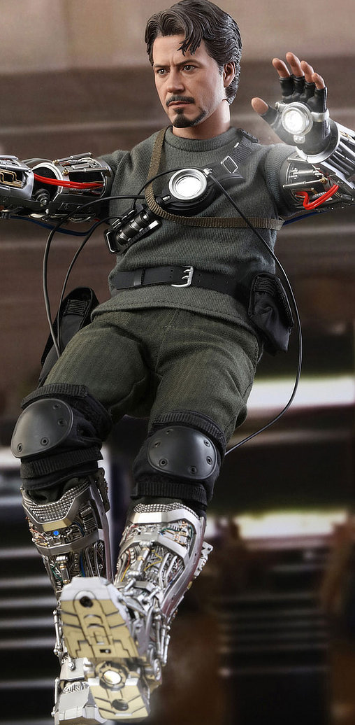 Iron Man 1: Tony Stark - Mech Test Version, 1/6 Figur von Hot Toys