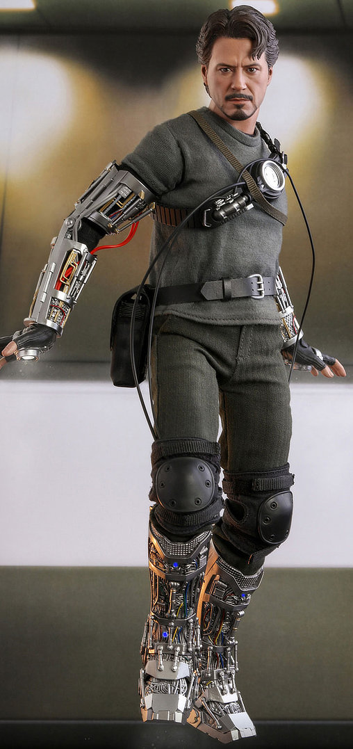 Iron Man 1: Tony Stark - Mech Test Version, 1/6 Figur von Hot Toys