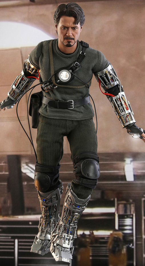 Iron Man 1: Tony Stark - Mech Test Version, 1/6 Figur von Hot Toys