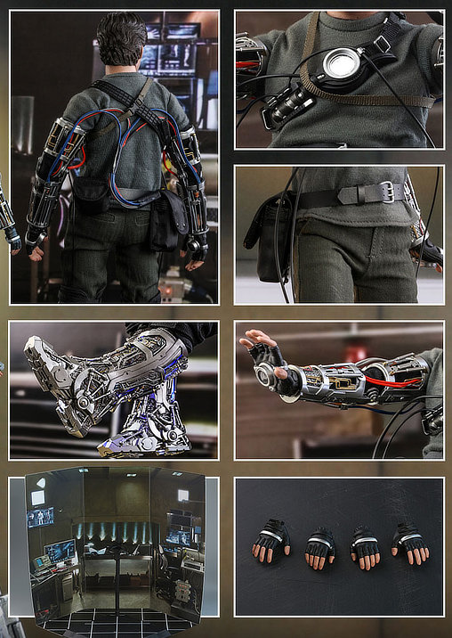 Iron Man 1: Tony Stark - Mech Test Version, 1/6 Figur von Hot Toys