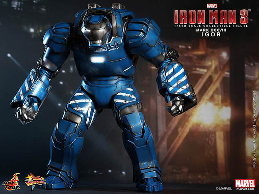 Iron Man 3: Igor Mark XXXVIII, 1/6 Figur von Hot Toys